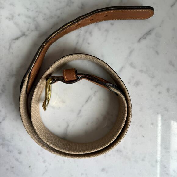 Zep-Pro USA Embroidered Fish Leather & Canvas Coastal Belt Men’s 32 - Picture 3 of 9